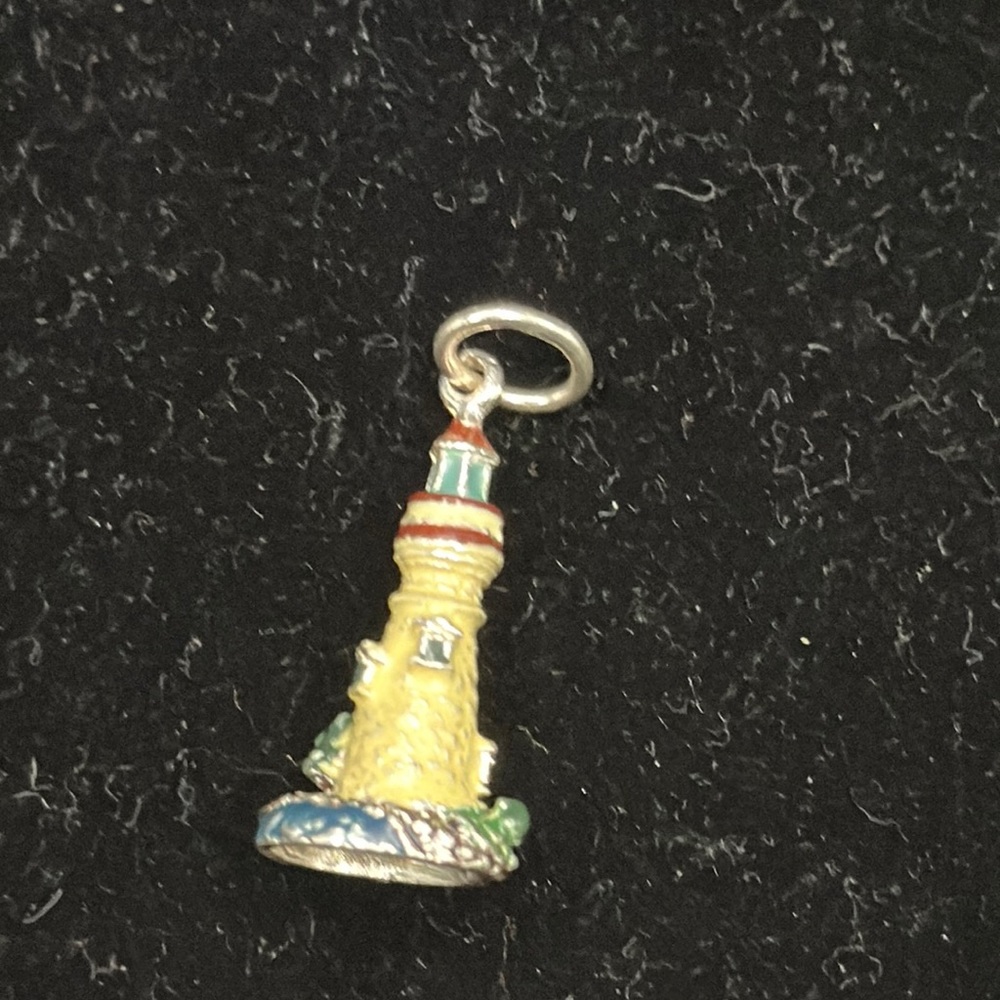Vintage Brown County Silver Lighthouse Charm